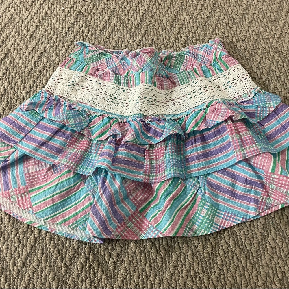 Loveshackfancy Mini Ruffle Skirt - small - Picture 3 of 4